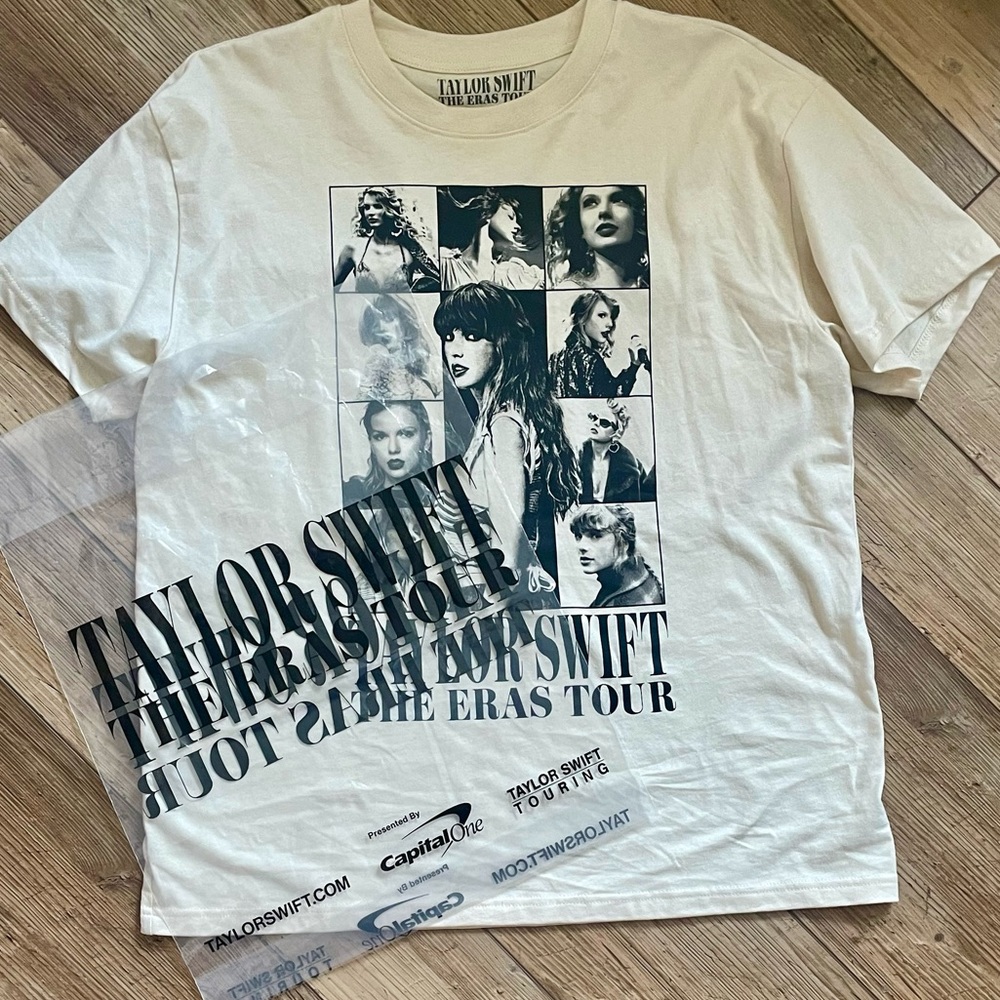 Taylor Swift Eras Tour Beige Cream Shirt L